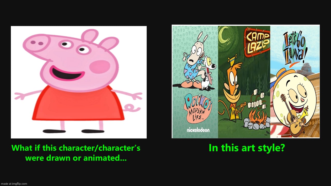 What if Peppa pig Drawn in Joe Murray Style | image tagged in what if a character drawn in joe murray stylestyle,peppa pig,joe murray,deviantart,memes | made w/ Imgflip meme maker