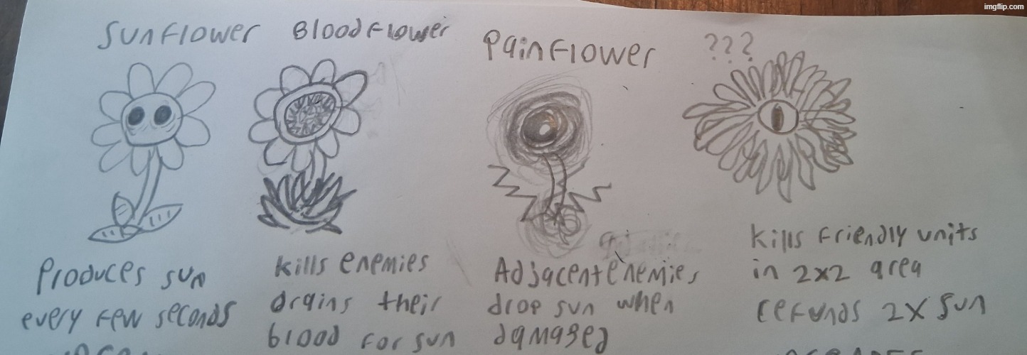 concept art for PvZ fangame even though I've never played PvZ | made w/ Imgflip meme maker