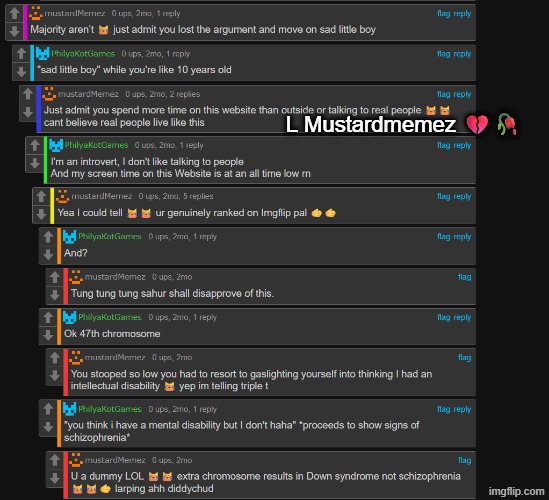 L Mustardmemez 💔🥀 | made w/ Imgflip meme maker