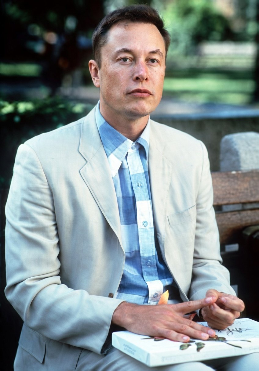 Elon Forest Gump Blank Meme Template