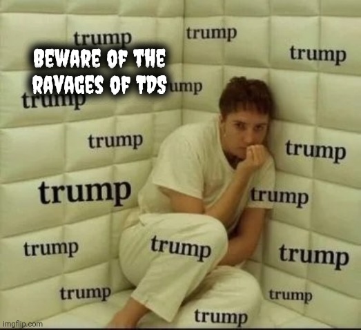 TDS sufferer | Beware of the ravages of TDS | image tagged in tds sufferer | made w/ Imgflip meme maker