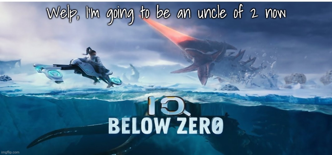 My sister in law (she's married to my older brother) told me last night and I was both concerned and excited | Welp, I'm going to be an uncle of 2 now | image tagged in iq below zero | made w/ Imgflip meme maker