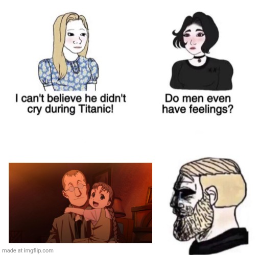 Chad crying | image tagged in chad crying,fma | made w/ Imgflip meme maker