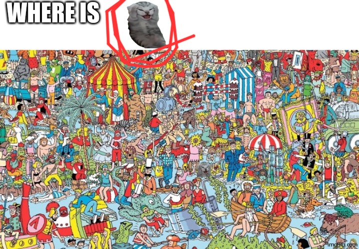 found it | Where is | image tagged in where's waldo,remix | made w/ Imgflip meme maker
