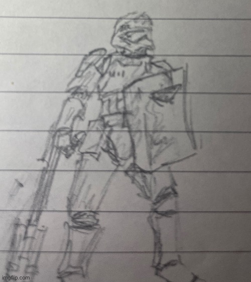 Drew that absolute badass we only saw once in Ep. 7 who Finn killed in like under two minutes | made w/ Imgflip meme maker