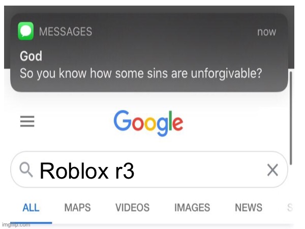 Roblox r3 | made w/ Imgflip meme maker