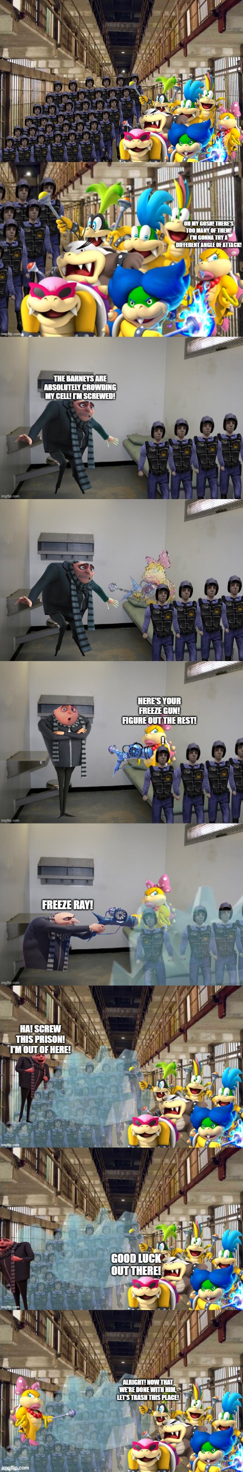 The Attack on Baton Rouge + Indy 500 + Coke 600 (Part 47-A: The Greatest Escape Part 4) | made w/ Imgflip meme maker
