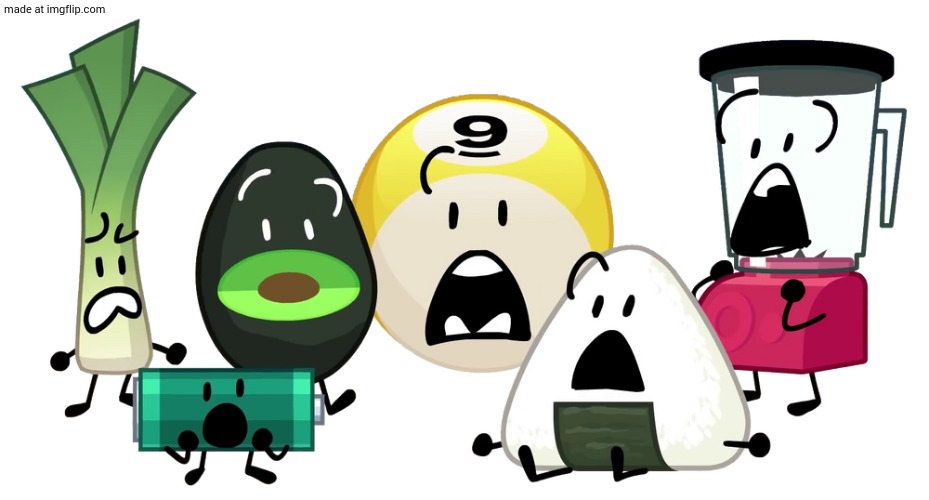 L told me to kms | image tagged in leek battery avocado 9-ball onigiri and blender gasping | made w/ Imgflip meme maker