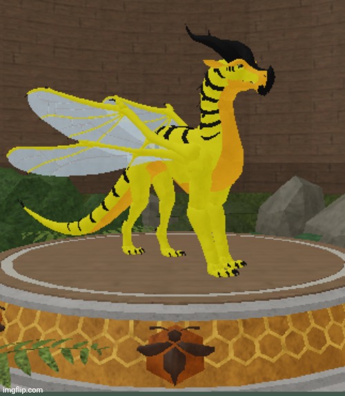 This is my OC Hornet (Wasp's son) | image tagged in wof,wings of fire,oc | made w/ Imgflip meme maker
