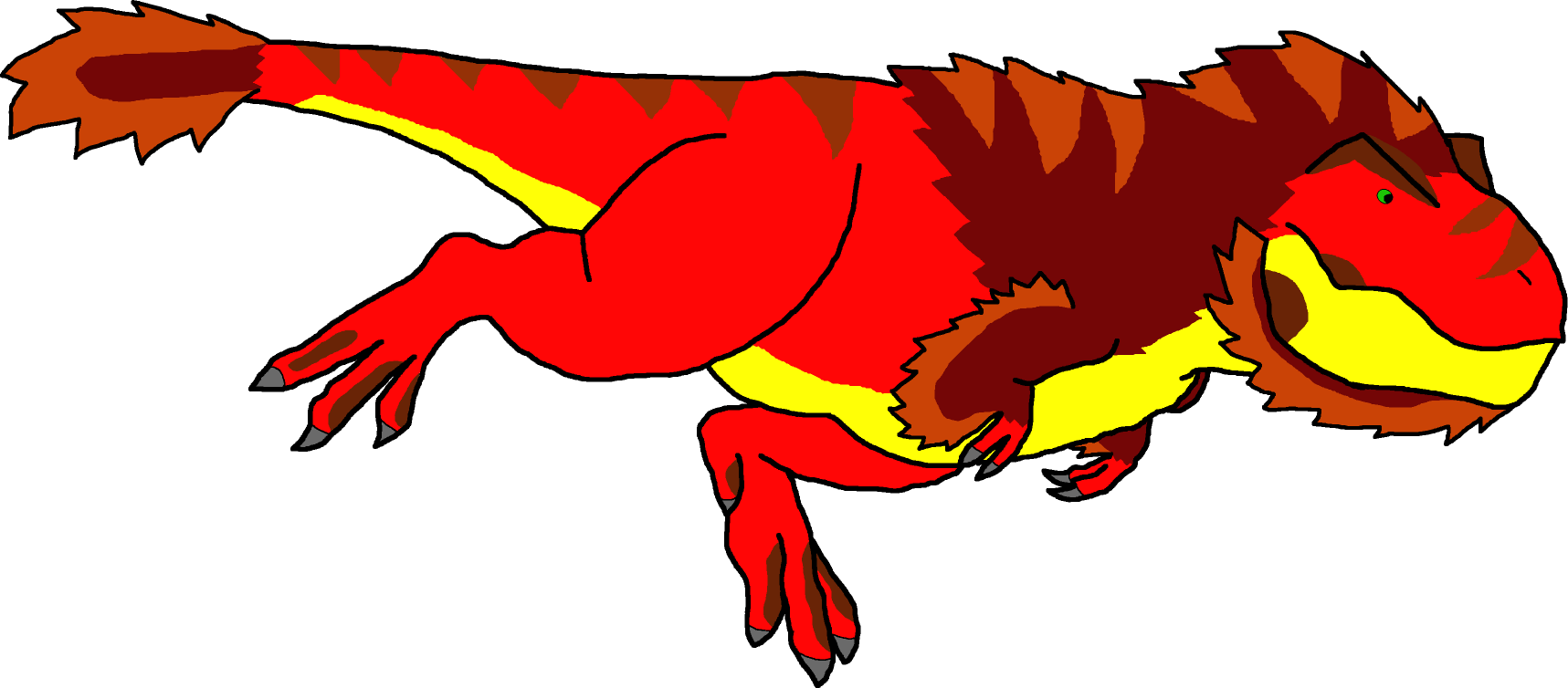 Tyrex Swimming Blank Meme Template