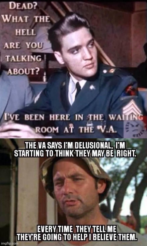 Trust us we are from the government and we are here to help. | image tagged in img 66 jpeg,elvis,caddyshack | made w/ Imgflip meme maker