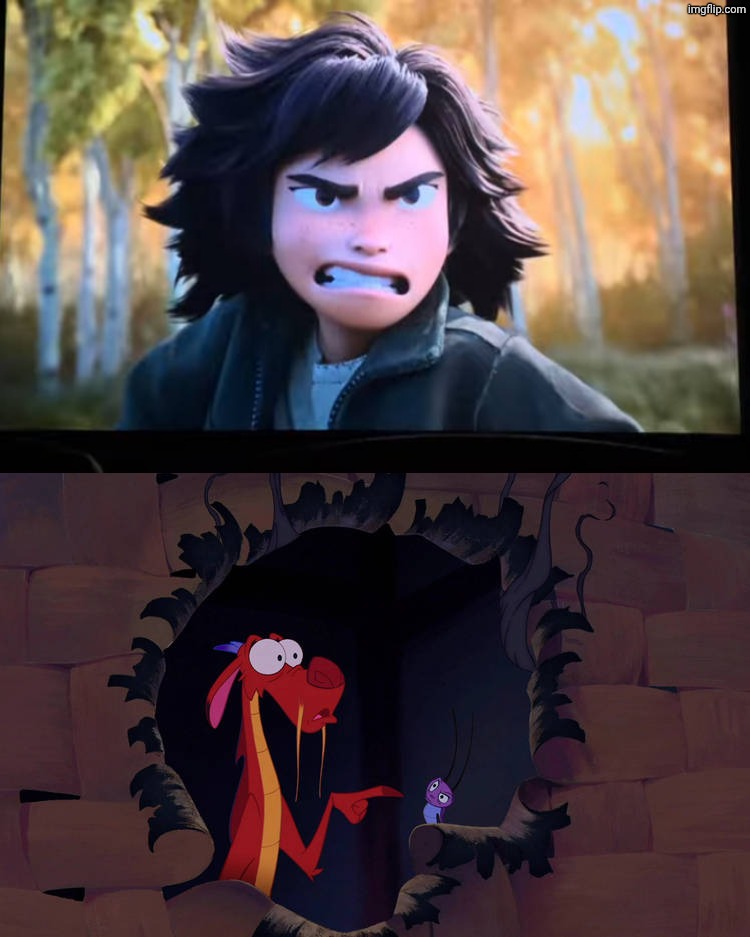 Mabel Tanaka is Mad At Mushu | image tagged in who is mad at mushu,deviantart,disney,pixar,hoppers,mulan | made w/ Imgflip meme maker