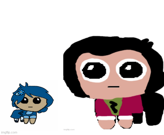 Big Yippee vs little yippee Blank Meme Template