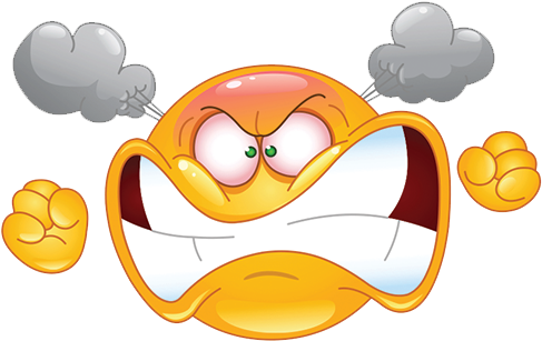 Angry emoticon Blank Meme Template