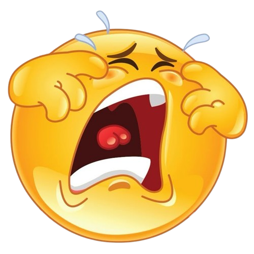Crying emoticon Blank Meme Template