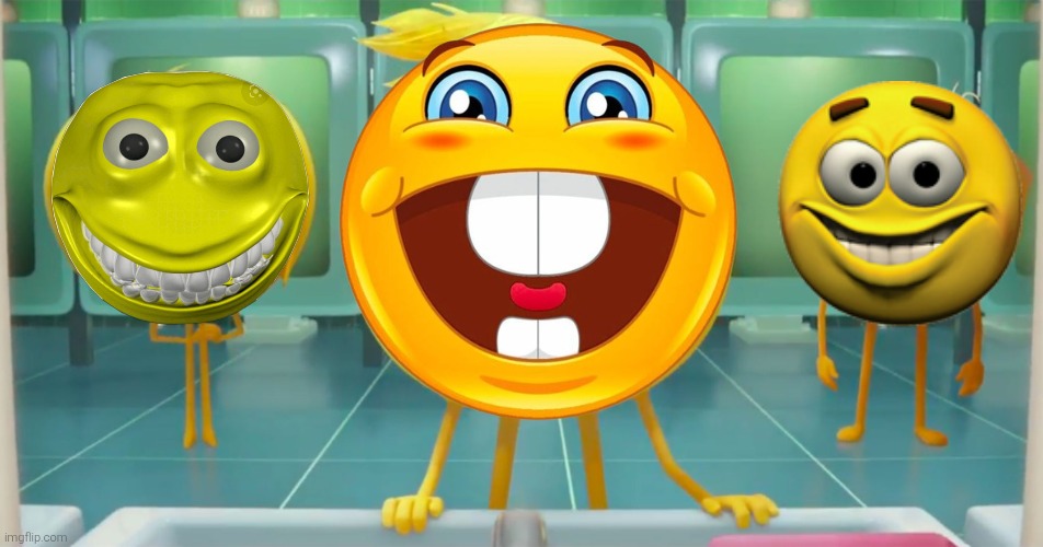 The Emoji Movie if it was peak. | image tagged in emoji movie,the emoji movie,emoji,emojis,funny,memes | made w/ Imgflip meme maker