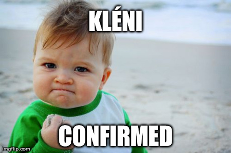 Success Kid Original Meme | KLÃ‰NI CONFIRMED | image tagged in memes,success kid original | made w/ Imgflip meme maker