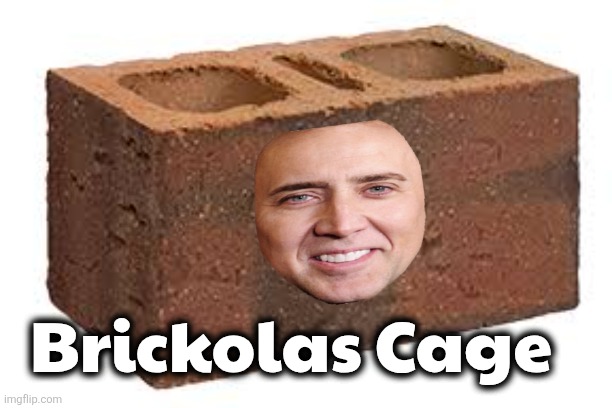 Nicolas Cage memes | Brickolas Cage | image tagged in images 3 jpeg | made w/ Imgflip meme maker