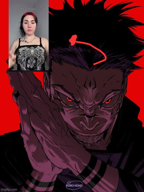 ....... | image tagged in freaky sukuna | made w/ Imgflip meme maker