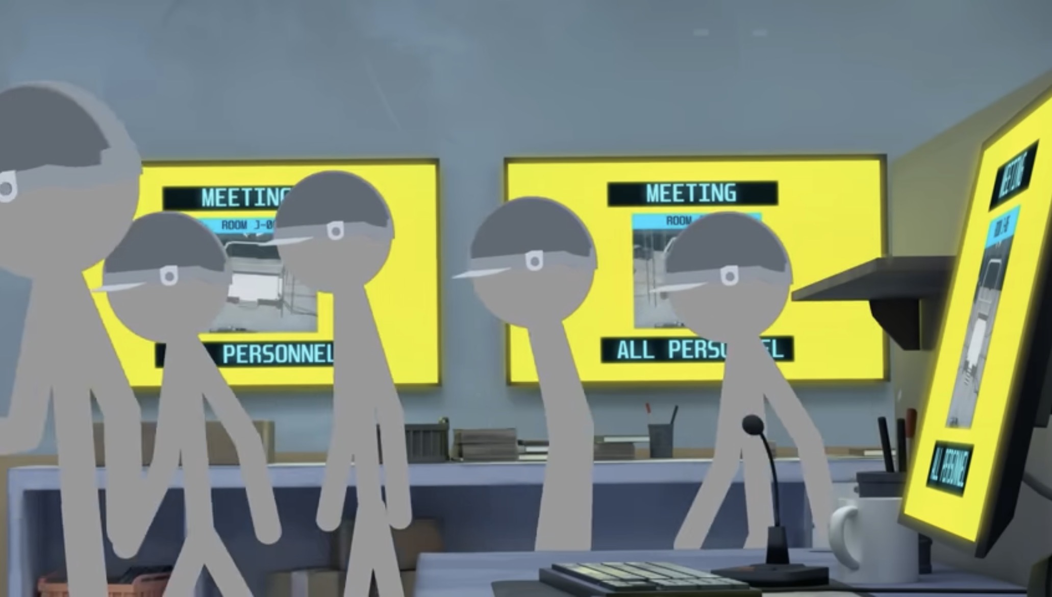 High Quality Rocket Co. workers Blank Meme Template