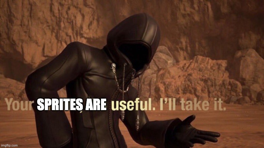 The Master of Masters Steals Your Meme | sprites are | image tagged in the master of masters steals your meme | made w/ Imgflip meme maker