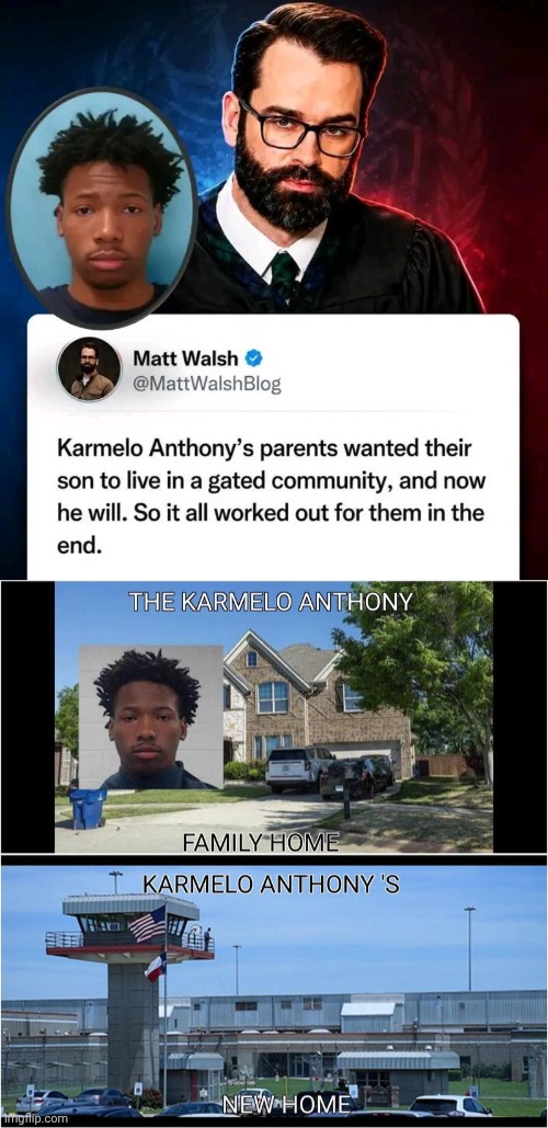 Karmelo Anthony's new home Blank Meme Template