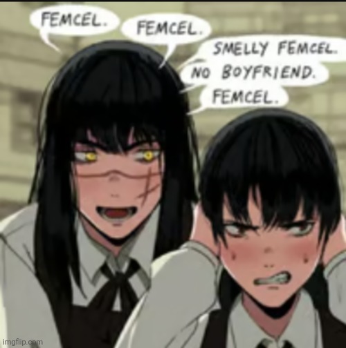 Poopooshart | image tagged in femcel | made w/ Imgflip meme maker