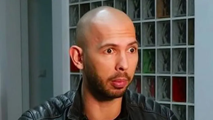 Scared Andrew Tate Blank Meme Template