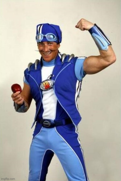 Yall remember lazy town and how fine this man is? | image tagged in lazytown - sportacus | made w/ Imgflip meme maker