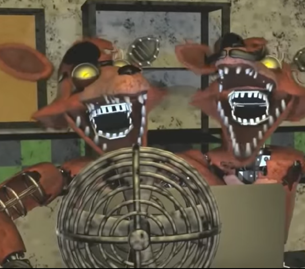 Withered foxys Blank Meme Template