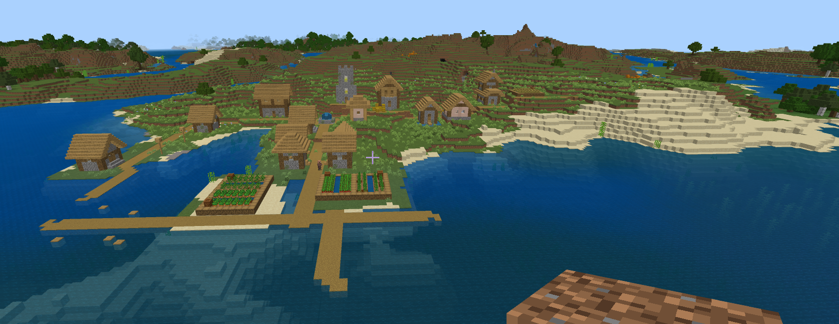 Minecraft Village Blank Meme Template