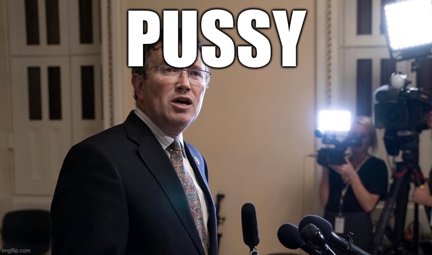 Thomas Massie | Pussy | image tagged in thomas massie | made w/ Imgflip meme maker