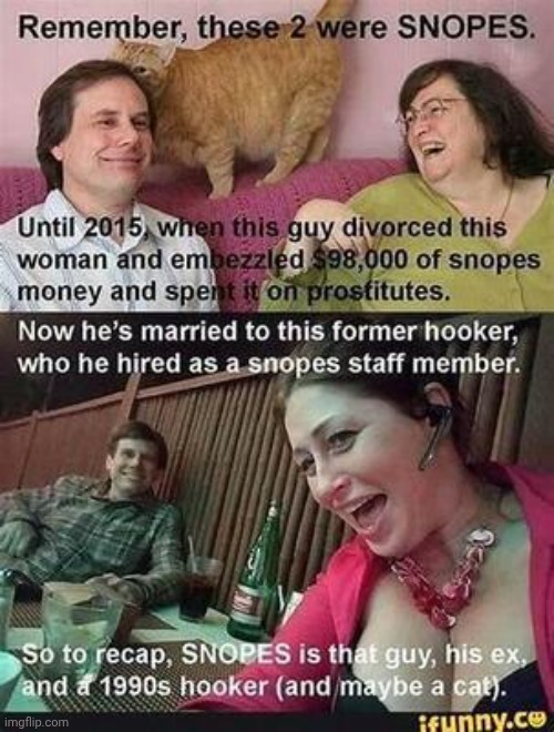 Snopes Fact Check Scam | image tagged in snopes fact check scam | made w/ Imgflip meme maker
