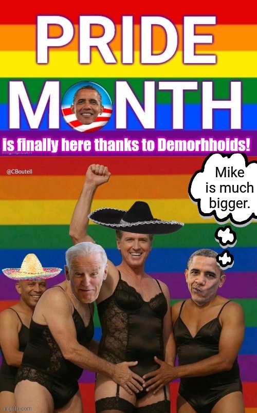 Pride month Greasy Gavin and Demorhhoids | image tagged in pride month greasy gavin and demorhhoids | made w/ Imgflip meme maker