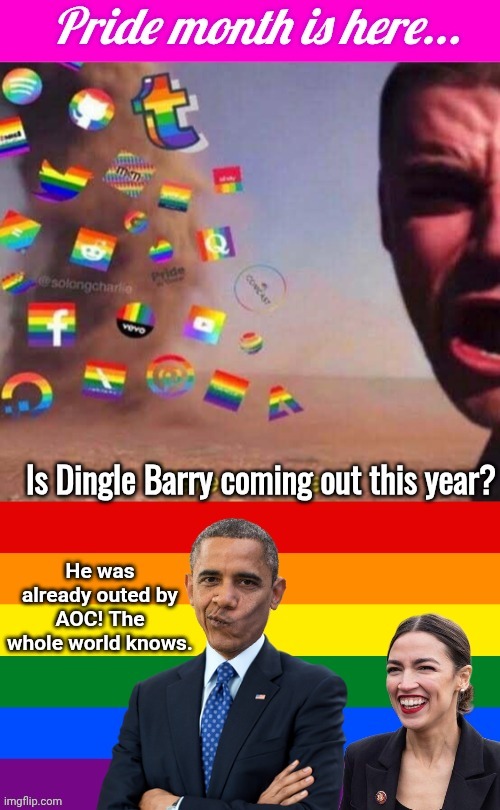 PRIDE month is here | image tagged in pride month is here | made w/ Imgflip meme maker