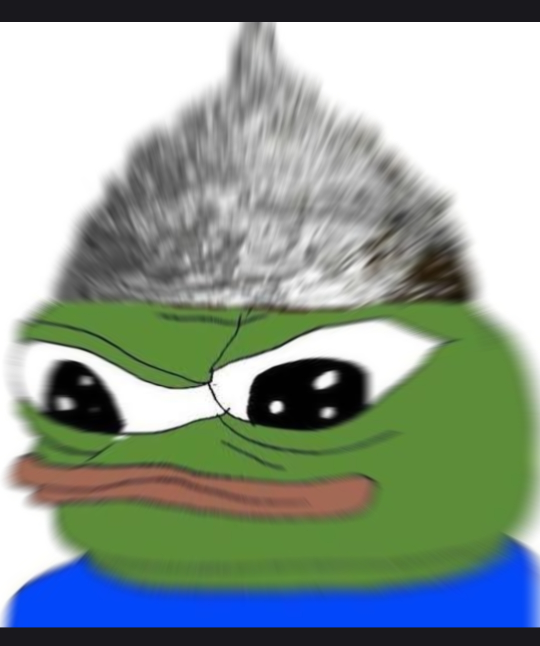 Pepe the Frog Tinfoil Hat Blank Meme Template