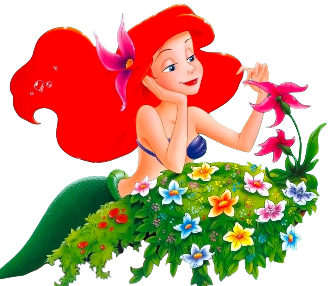 Princess Ariel The Mermaid Princess (1989) Blank Meme Template