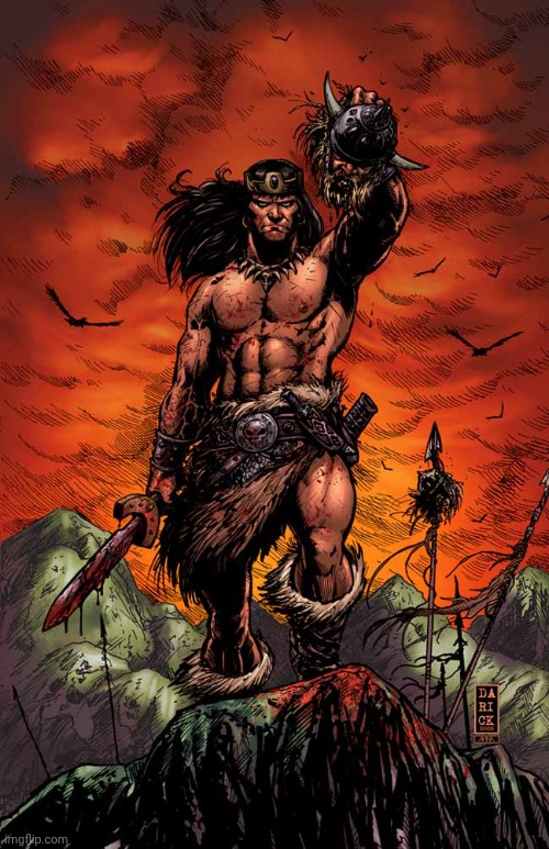image tagged in conan the barbarian daerick robertson art | made w/ Imgflip meme maker