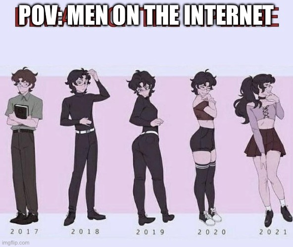 *Ugh Femboy's* | POV: MEN ON THE INTERNET | image tagged in beware of the pipeline,anti femboy,memes,femboy,i miss the old internet | made w/ Imgflip meme maker