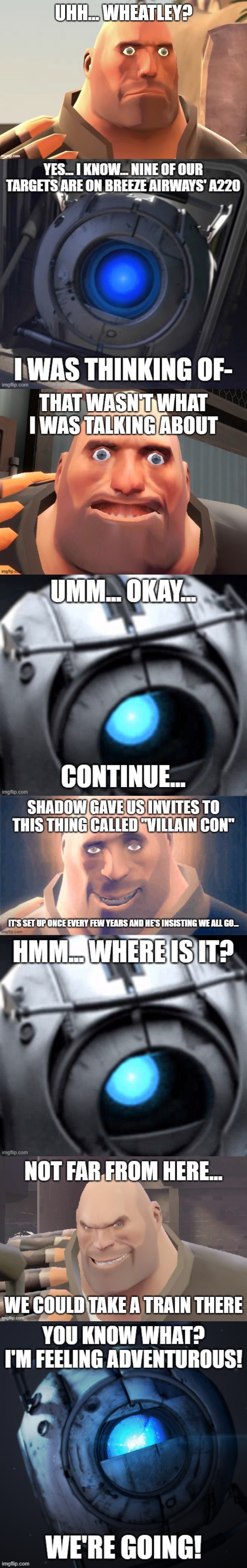 Wheatley is Invited to Villain Con 2026 | made w/ Imgflip meme maker