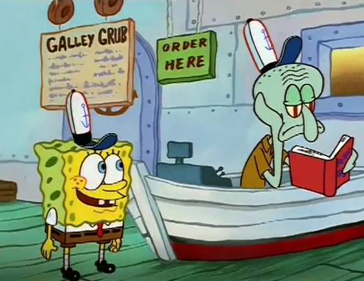 High Quality Hey Squidward Blank Meme Template