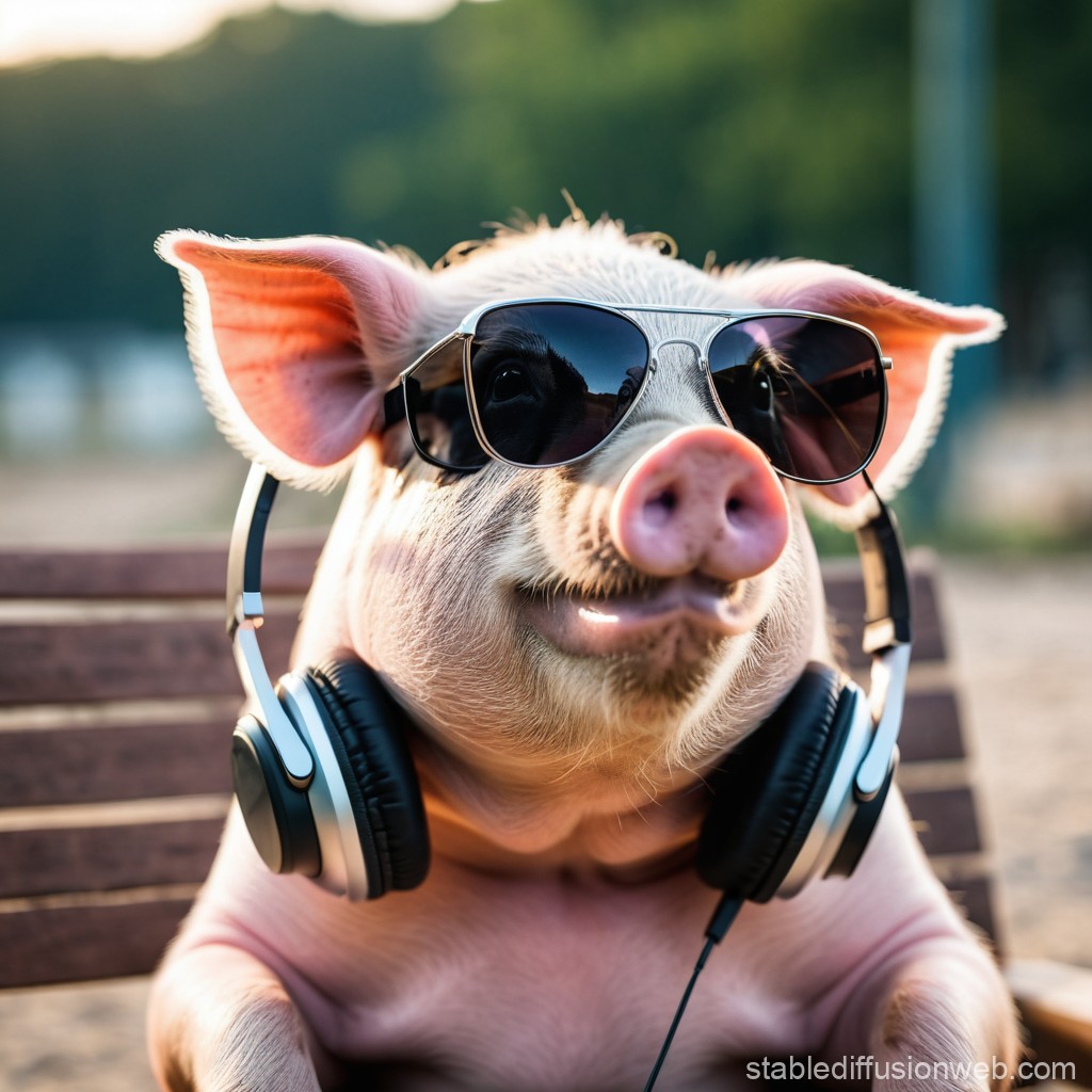Pig Listening Blank Meme Template
