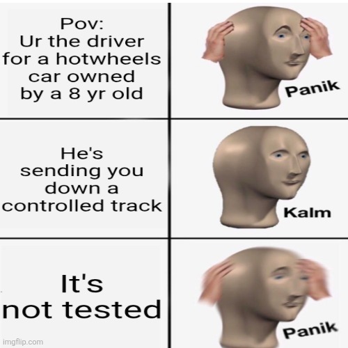 Hopefully it's a closed roof... | image tagged in hotwheels | made w/ Imgflip meme maker