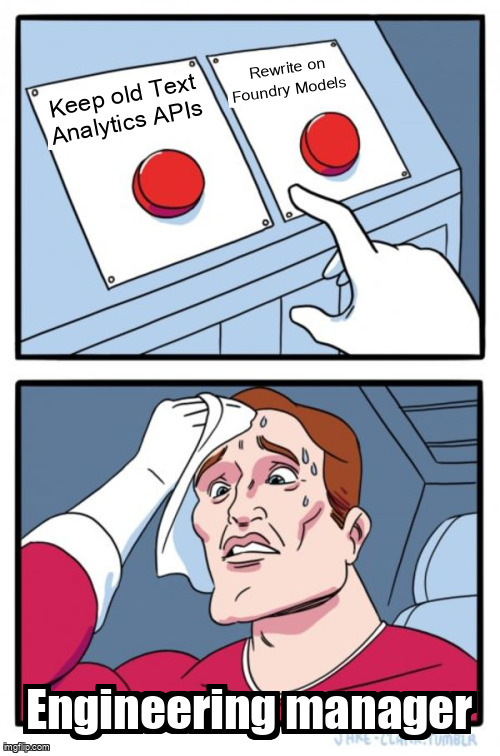 Azure AI Language Is Being Phased Out — Foundry Models Are the New Default meme