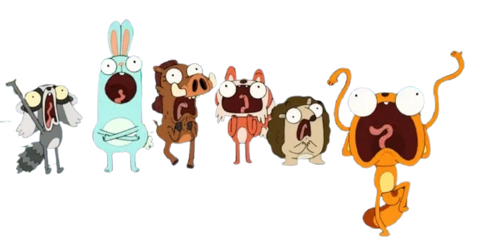 Kiff and the Gang screaming Blank Meme Template