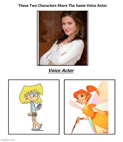 Catherine Taber | image tagged in same voice actor,catherine taber,the loud house,spyro,activision,nickelodeon | made w/ Imgflip meme maker
