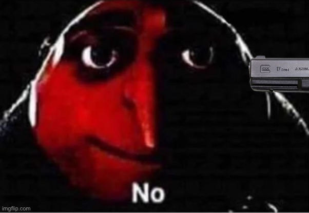 Gru No | image tagged in gru no | made w/ Imgflip meme maker