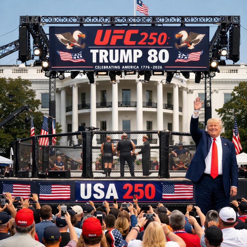 USA 250 TRUMP 80 Blank Meme Template