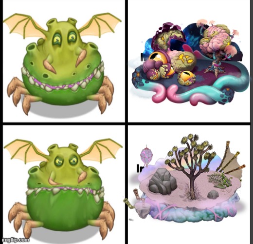 Mirror Air Island Is The Worst Island | image tagged in not the gurgling guy | made w/ Imgflip meme maker