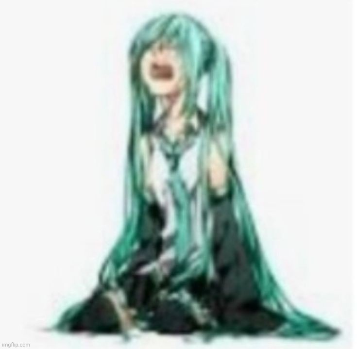 Miku Sad | image tagged in miku sad | made w/ Imgflip meme maker